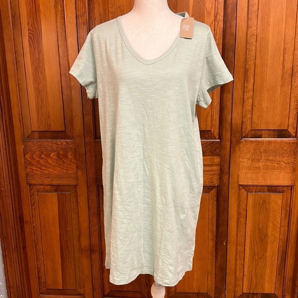 The Girlfriend From AARP Nightshirt 100% Bamboo Cotton Heathered Mint Size S - Picture 3 of 8